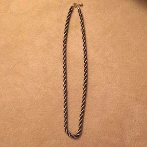 Vineyard Vines Gold/Navy Rope Neclace